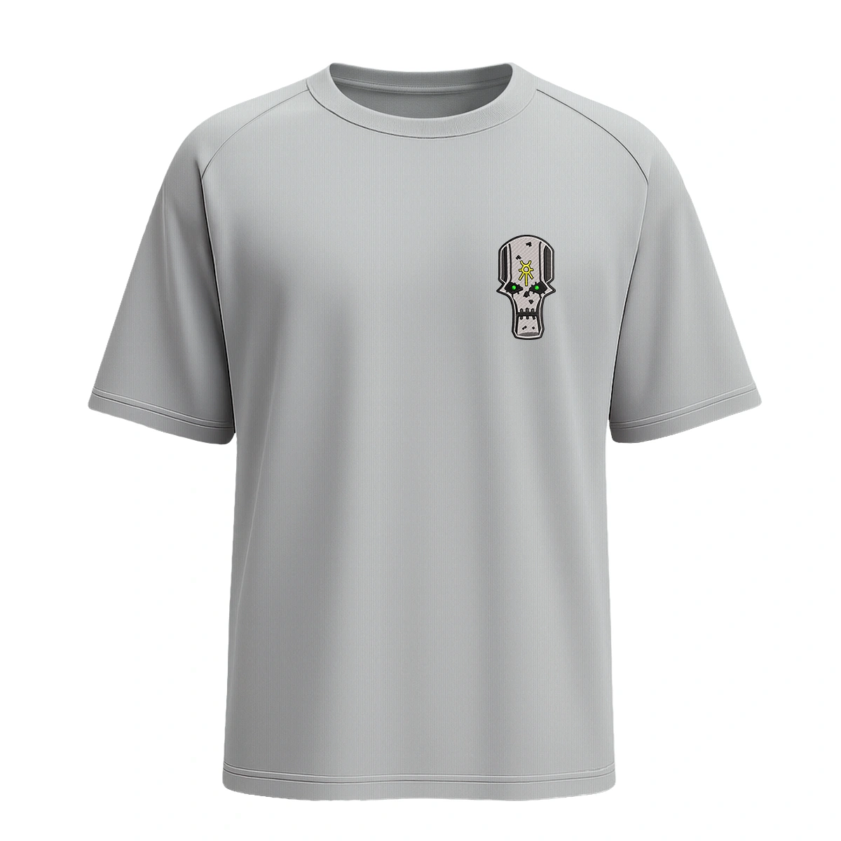 thready-necrons-skull-oversized-majic-srebrno-siva